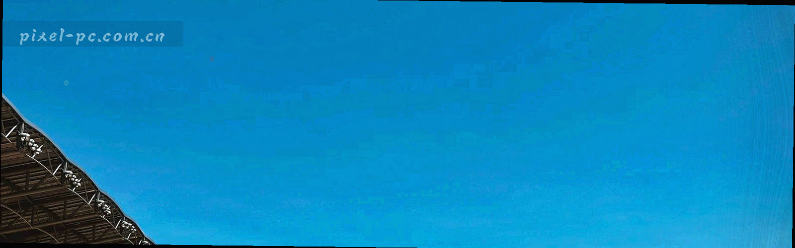 冷灰蓝网格与枫叶红标记组成的版本迭代抽象纹理